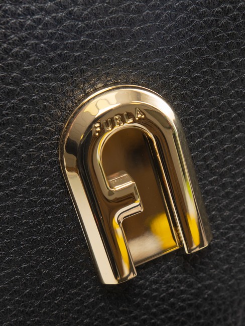 GARDENIA Sacoche pour appareil photo en cuir imprimé Keria tons noir + glace - Sacs pour Femme