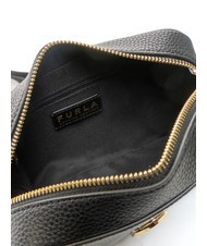 FURLA GARDENIA Sacoche pour appareil photo en cuir imprimé Keria tons noir + glace - Sacs pour Femme - 6
