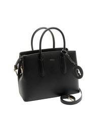 FURLA TESSA Sac cabas en cuir imprimé Andromeda Noir - Sacs pour Femme - 2