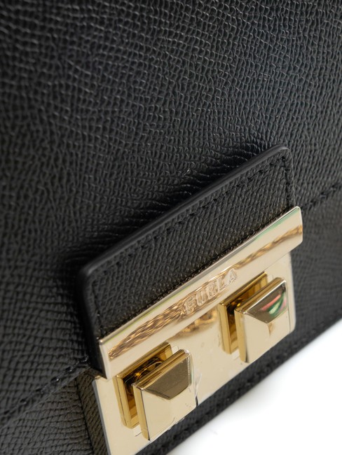 BELLA  Mini sac bandoulière, en cuir Noir - Sacs pour Femme