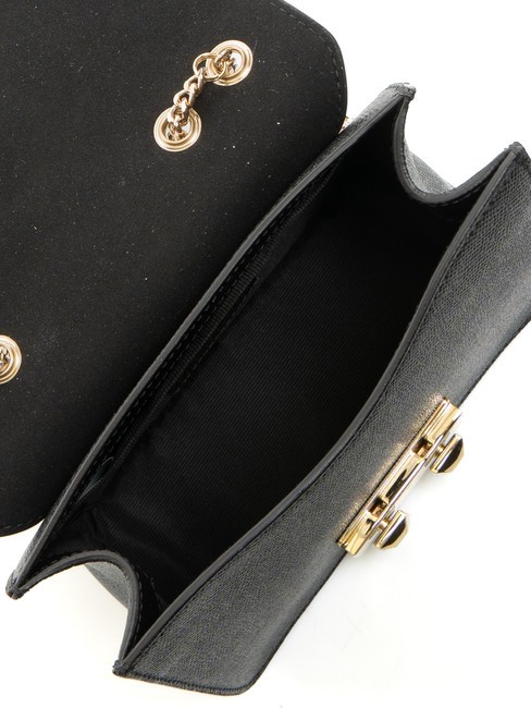 BELLA  Mini sac bandoulière, en cuir Noir - Sacs pour Femme
