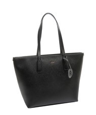 FURLA CLASSIC Sac cabas en cuir imprimé Andromeda Noir - Sacs pour Femme - 2