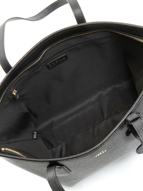 CLASSIC Sac cabas en cuir imprimé Andromeda Noir - Sacs pour Femme