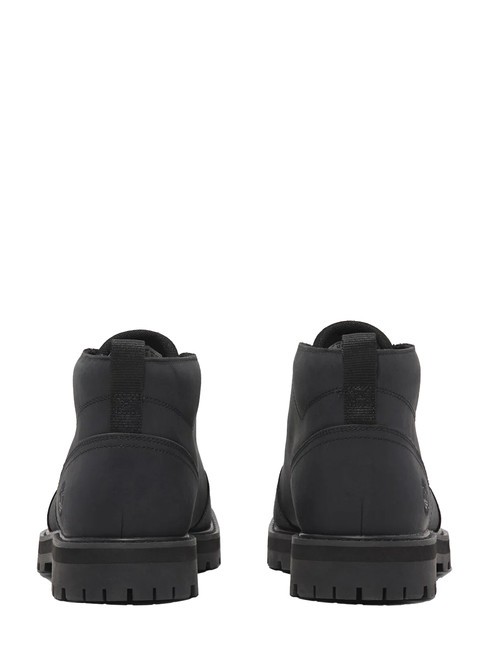 BRITTON ROAD  Chaussures en cuir imperméables noir pleine fleur - Chaussures Homme