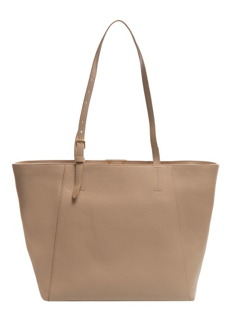 CHER Sac cabas en cuir martelé rose poudré - Sacs pour Femme