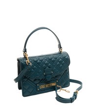 LOVE MOSCHINO QUILTED Sac porte-documents avec bandouli&egrave;re &eacute;meraude - Sacs pour Femme - 2