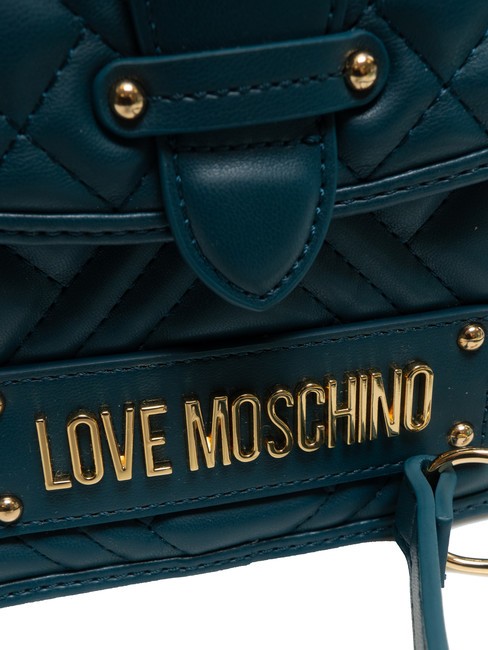 QUILTED Sac porte-documents avec bandouli&egrave;re &eacute;meraude - Sacs pour Femme