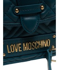 LOVE MOSCHINO QUILTED Sac porte-documents avec bandouli&egrave;re &eacute;meraude - Sacs pour Femme - 4
