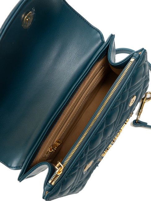 QUILTED Sac porte-documents avec bandouli&egrave;re &eacute;meraude - Sacs pour Femme