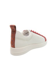 COCCINELLE MONOGRAM PERFORED BIMATERIAL Baskets en cuir - Chaussures Femme
