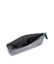 PIQUADRO BLUE SQUARE Pochette plate en cuir bleu - Sacs pour Femme - 3