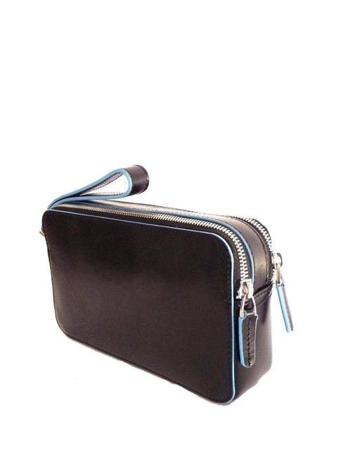 BLUE SQUARE Pochette en cuir ACAJOU - Sacs pour Femme