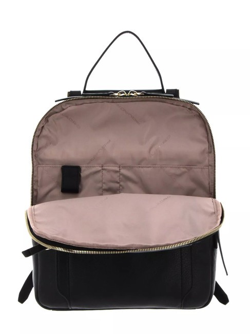 CIRCLE Sac &agrave; dos en cuir Noir - Sacs pour Femme