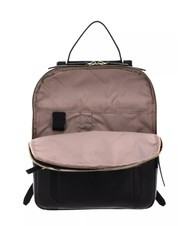 PIQUADRO CIRCLE Sac &agrave; dos en cuir Noir - Sacs pour Femme - 4