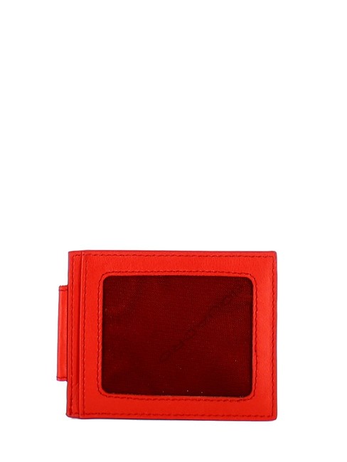 URBAN Porte-cartes de crédit en cuir ROUGE - Portefeuilles Homme