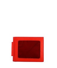 PIQUADRO URBAN Porte-cartes de crédit en cuir ROUGE - Portefeuilles Homme - 2