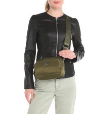 ROCCOBAROCCO GLORIA Petit sac bandoulière avec poche vert militaire - Sacs pour Femme - 6