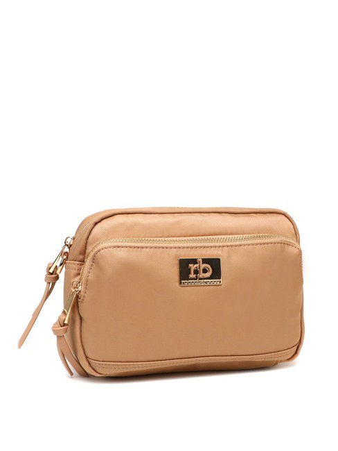 GLORIA Petit sac bandoulière avec poche beige - Sacs pour Femme