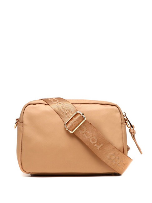 GLORIA Petit sac bandoulière avec poche beige - Sacs pour Femme