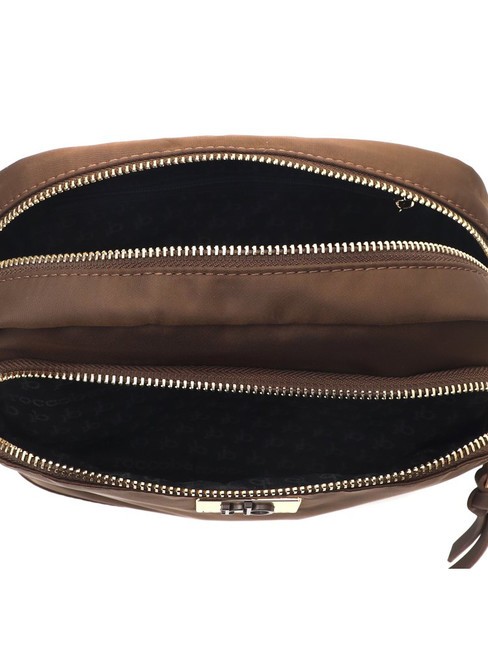 GLORIA Petit sac bandoulière avec poche marron foncé - Sacs pour Femme