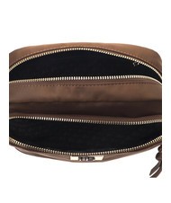 ROCCOBAROCCO GLORIA Petit sac bandoulière avec poche marron foncé - Sacs pour Femme - 5