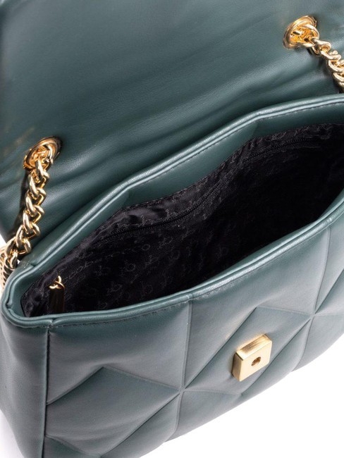 SOLE Sac bandouli&egrave;re &agrave; rabat vert - Sacs pour Femme