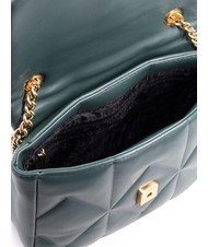 ROCCOBAROCCO SOLE Sac bandouli&egrave;re &agrave; rabat vert - Sacs pour Femme - 4