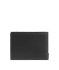 PIQUADRO CARL Portefeuille en cuir avec porte-monnaie Noir - Portefeuilles Homme - 3