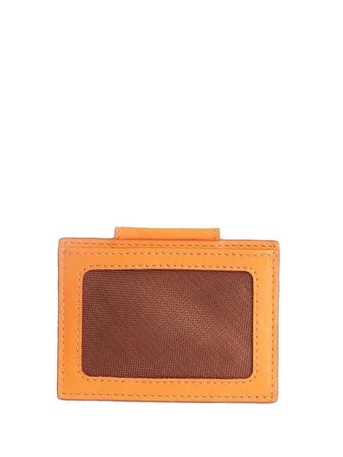 URBAN  Porte-cartes en cuir ORANGE - Portefeuilles Homme
