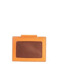 PIQUADRO URBAN  Porte-cartes en cuir ORANGE - Portefeuilles Homme - 2