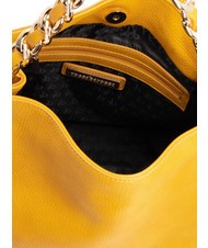 ROCCOBAROCCO ADELE Sac &agrave; main avec bandouli&egrave;re jaune ocre - Sacs pour Femme - 4