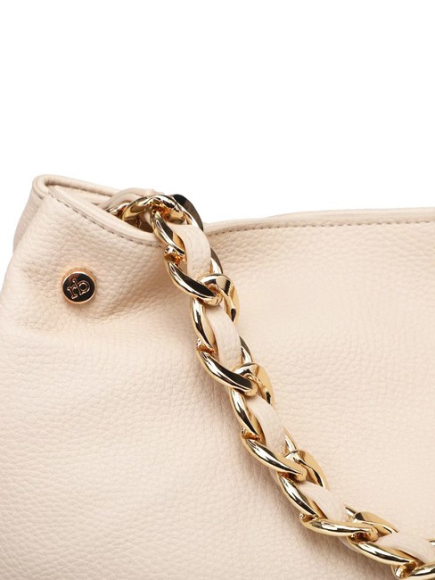 ADELE Sac &agrave; main avec bandouli&egrave;re lait - Sacs pour Femme