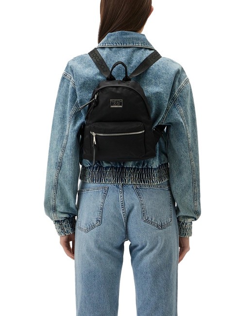 GLORIA Sac à dos avec poche noir - Sacs pour Femme