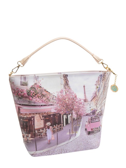YESBAG Sac hobo porté épaule café parisien - Sacs pour Femme