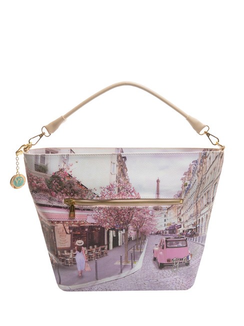 YESBAG Sac hobo porté épaule café parisien - Sacs pour Femme