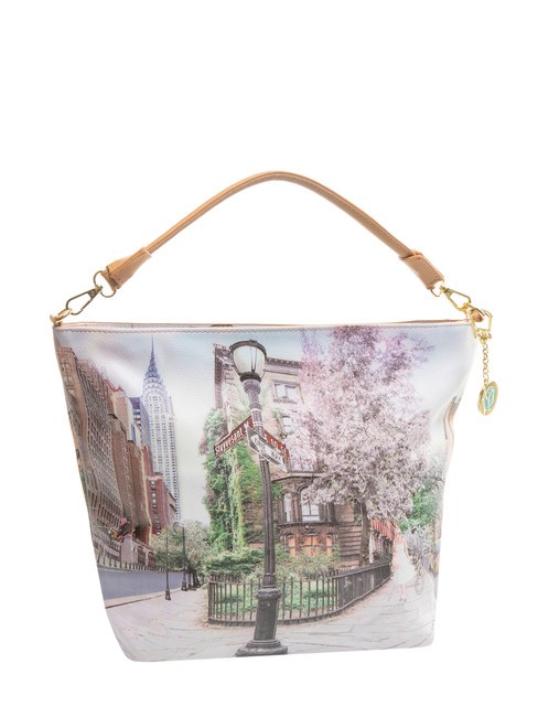 YESBAG Sac hobo porté épaule New York est - Sacs pour Femme