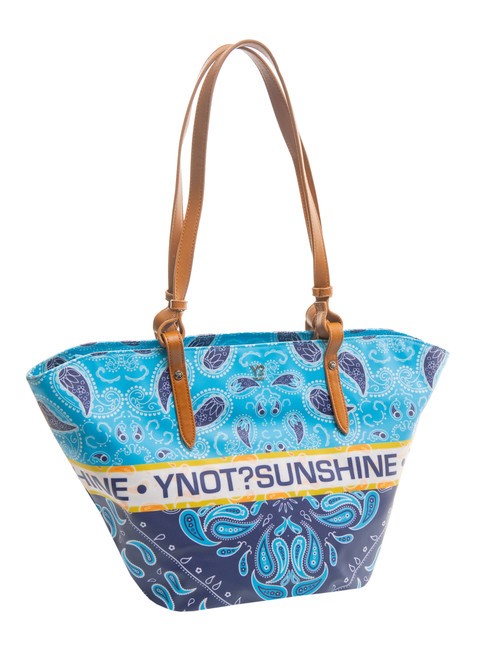 BANDANAS Sac shopping de plage moyen bleu - Sacs pour Femme