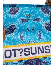 YNOT BANDANAS Sac shopping de plage moyen bleu - Sacs pour Femme - 3