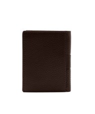 ROCCOBAROCCO JOHN Portefeuille vertical en cuir brun - Portefeuilles Homme - 4