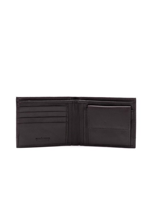 ROBERT Porte-monnaie en cuir marron foncé - Portefeuilles Homme