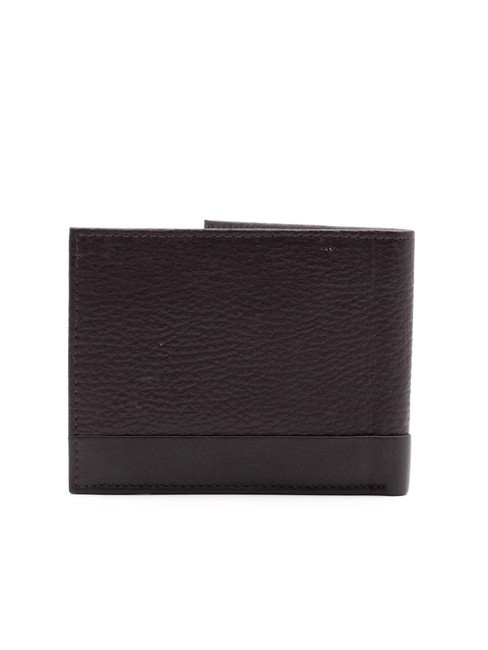 ROBERT Porte-monnaie en cuir marron foncé - Portefeuilles Homme