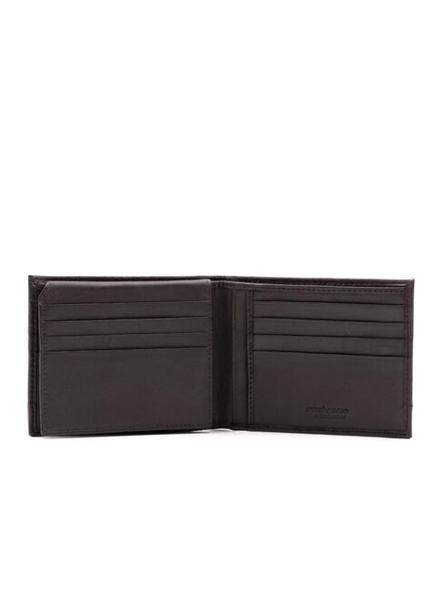 ROBERT Portefeuille à rabat et porte-monnaie marron foncé - Portefeuilles Homme