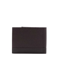 ROCCOBAROCCO ROBERT Portefeuille à rabat et porte-monnaie marron foncé - Portefeuilles Homme - 4