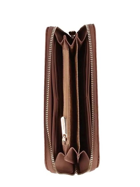 BELLA Grand portefeuille zipp&eacute; autour bronzer - Portefeuilles Femme