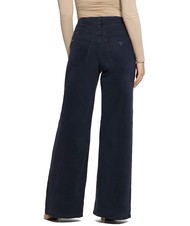 GUESS BELLFLOWER Pantalon en velours costume bleu - Pantalons pour femmes - 2