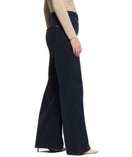 GUESS BELLFLOWER Pantalon en velours costume bleu - Pantalons pour femmes - 4