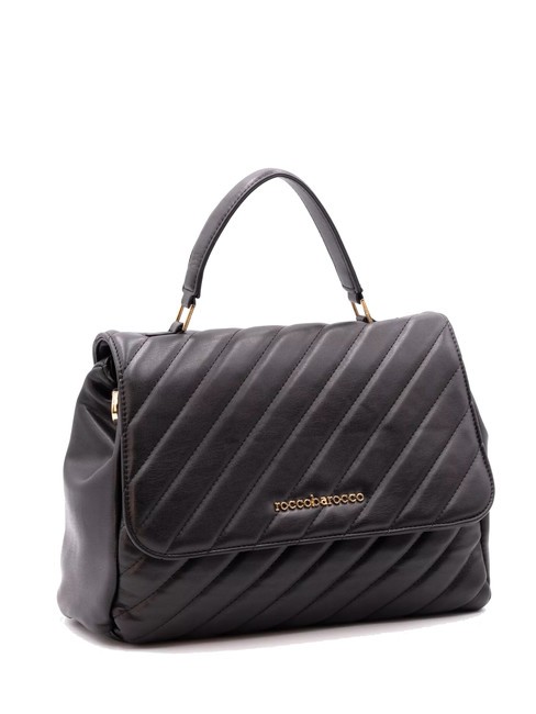 GLAM Sac cartable matelassé noir - Sacs pour Femme