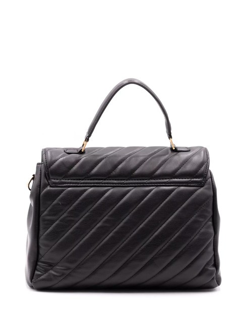 GLAM Sac cartable matelassé noir - Sacs pour Femme