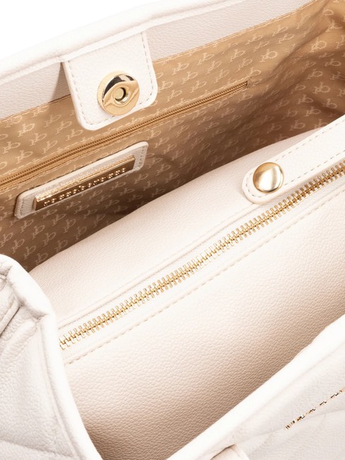 GLAM Sac shopping avec pochette blanc - Sacs pour Femme