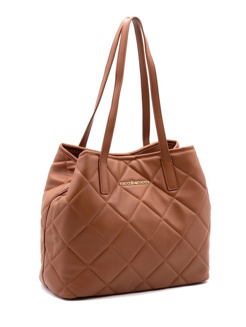 GLAM Sac shopping avec pochette Cognac - Sacs pour Femme